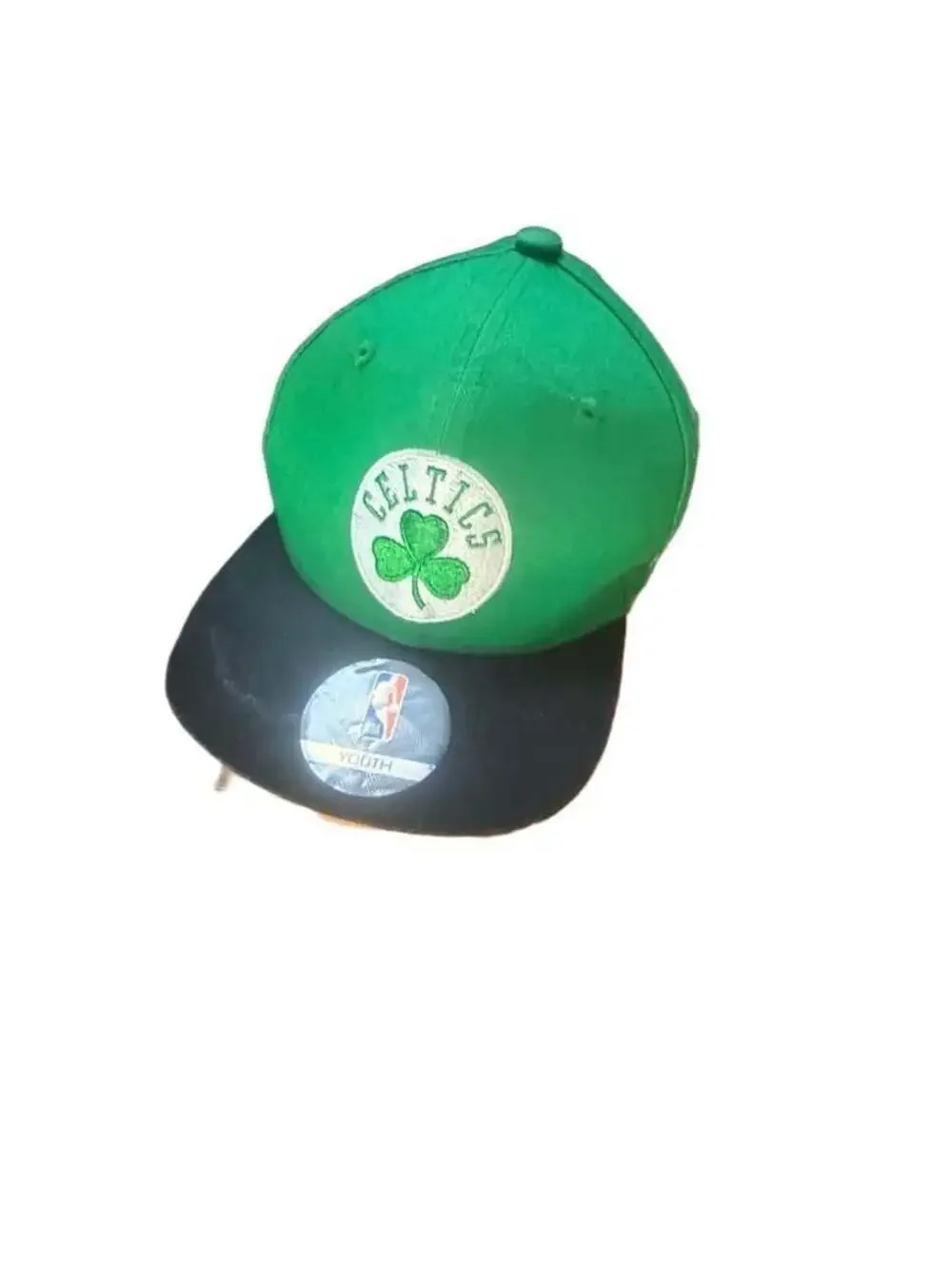 Boston Celtics Outerstuff Youth Two-Tone Snapback Hat Kelly Green Black